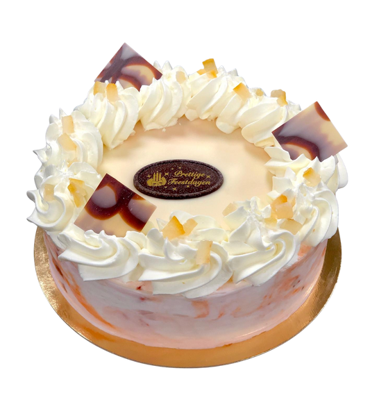 witte choco sinasappel perzik